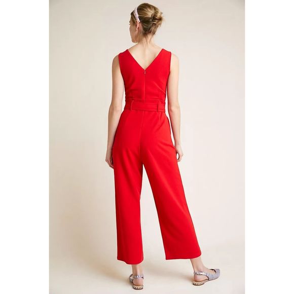 Anthropologie Cathy Structured Jumpsuit Size M. A44 - Picture 3 of 8